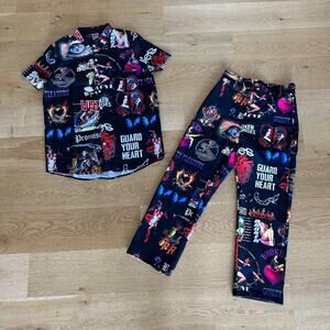 Broken Promises - Guilty Pleasure Skate Pant and Button Up Shirt in Black and Mu